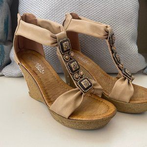 Patrizia by Spring Step Wedge Sandal Size 8